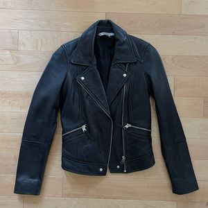 Zara 100% real Sheep Leather Jacket XS
